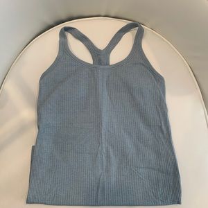Blue Lululemon tank top